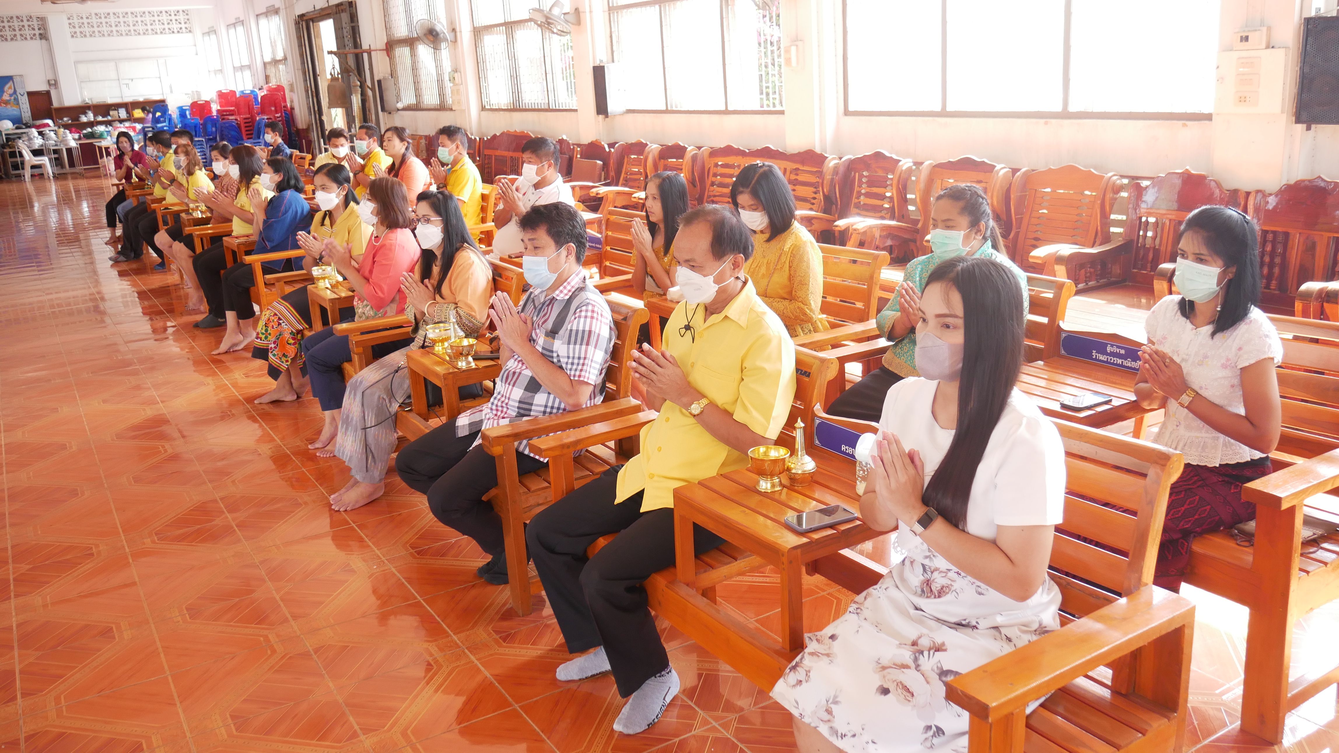 สธ.ชัยนาท จัดพิธีถวายภัตตาหารเพลแก่พระภิกษุที่บรรพชาอุปสมบท ถวายพระพรชัยมงคลแด่สมเด็จพระเจ้าลูกเธอ เจ้าฟ้าพัชรกิติยาภา นเรนทิราเทพยวดี กรมหลวงราชสาริณีสิริพัชร มหาวัชรราชธิดา ให้หายจากพระอาการประชวรและมีพลานามัยแข็งแรงโดยเร็ววัน