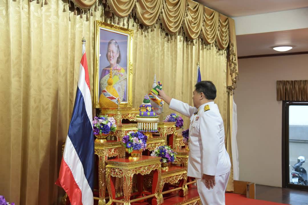 พิธีรับพระราชทาน พระพุทธสิรินธรเทพรัตน์มงคลภูวดลสันติ