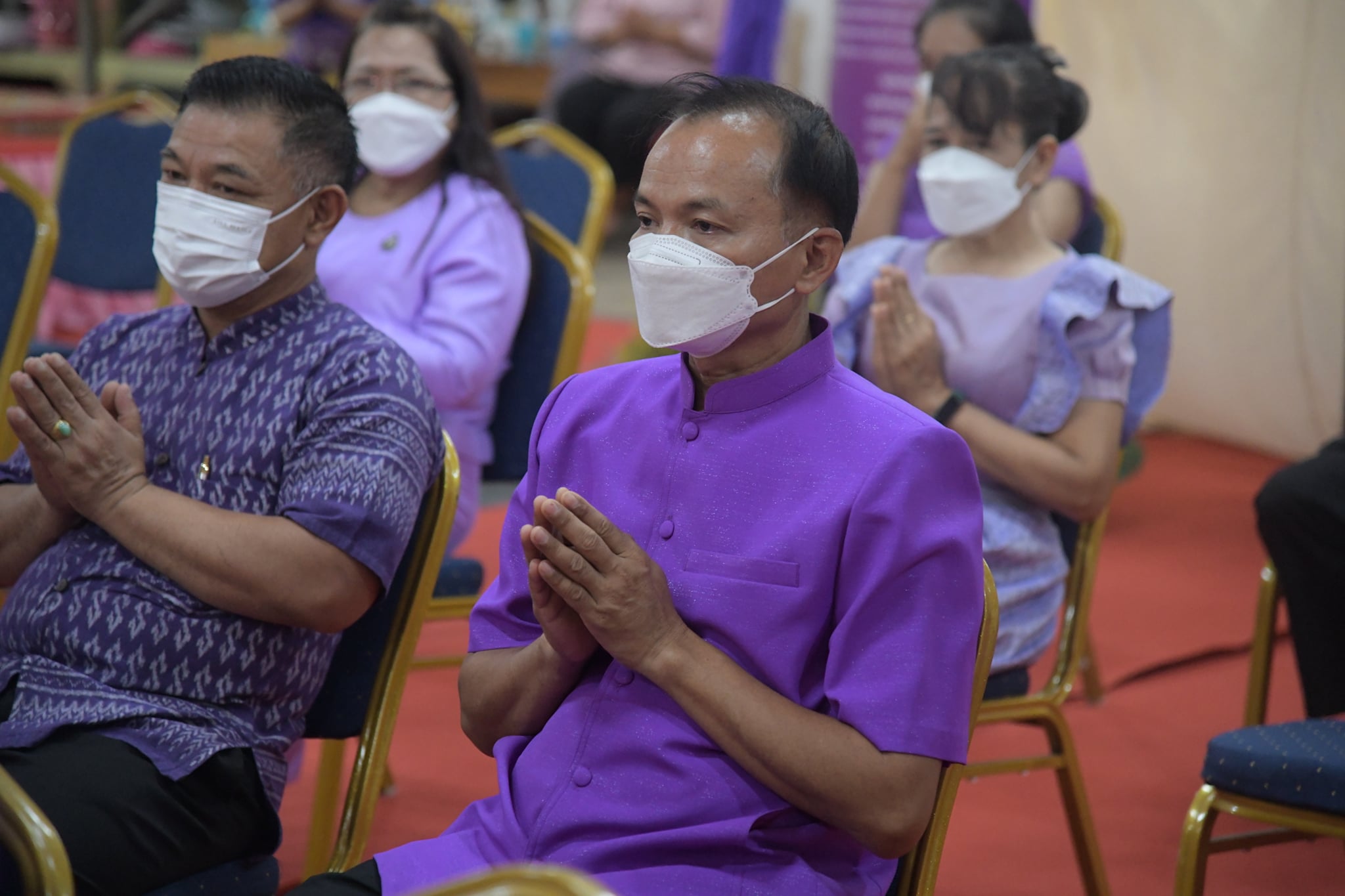 รอง นพ.สสจ.ชัยนาท ร่วมพิธีเทศน์มหาชาติเวสสันดรชาดกเฉลิมพระเกียรติ สมเด็จพระกนิษฐาธิราชเจ้า  กรมสมเด็จพระเทพรัตนราชสุดาฯ สยามบรมราชกุมารี และวันอนุรักษ์มรดกไทย