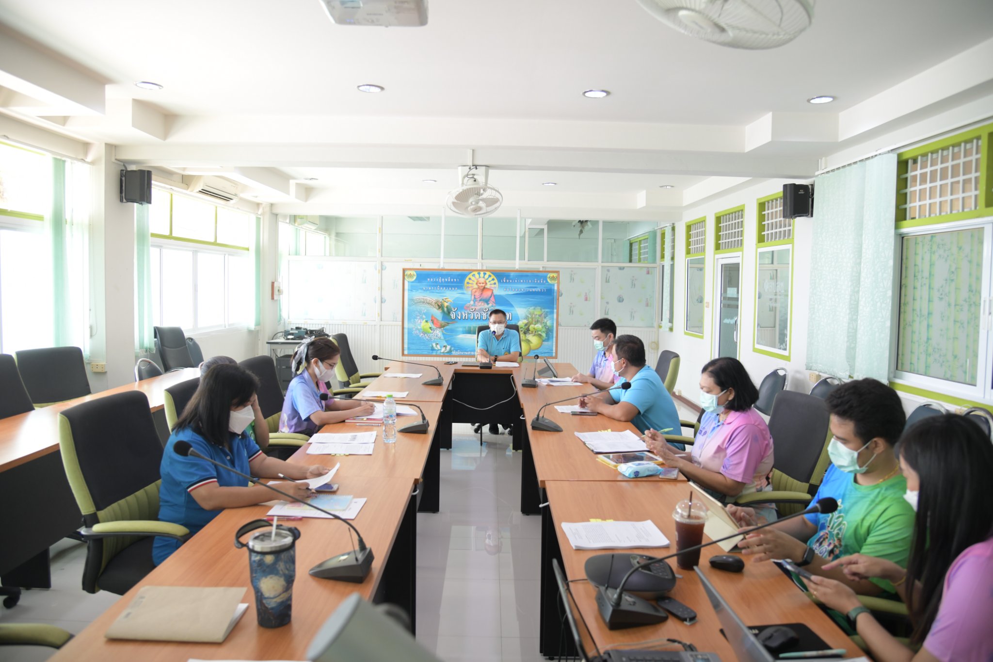 รอง นพ.สสจ.ชัยนาท เป็นประธานในการประชุมคณะทำงานอาหารปลอดภัย  ประจำปี 2565