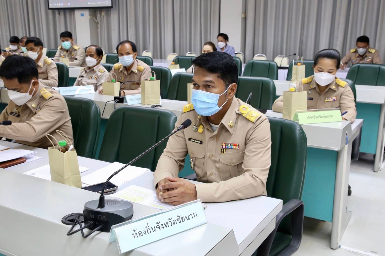 รอง นพ.สสจ.ชัยนาท ร่วมการประชุมผู้บริหาท้องถิ่นจังหวัดชัยนาท ครั้งที่ 4/2565