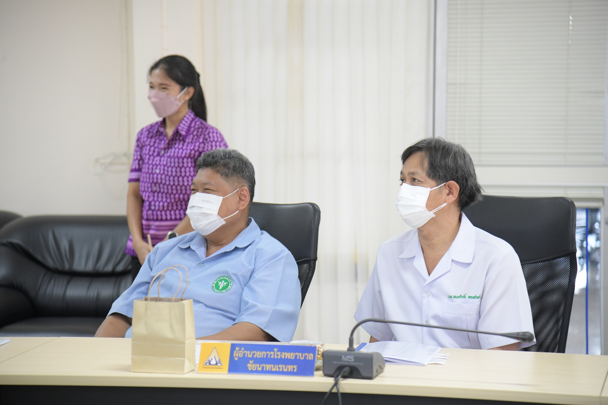 นพ.สสจ.ชัยนาท ร่วมการประชุมคณะอนุกรรมการประกันสังคม จังหวัดชัยนาท  ครั้งที่ 5/2565