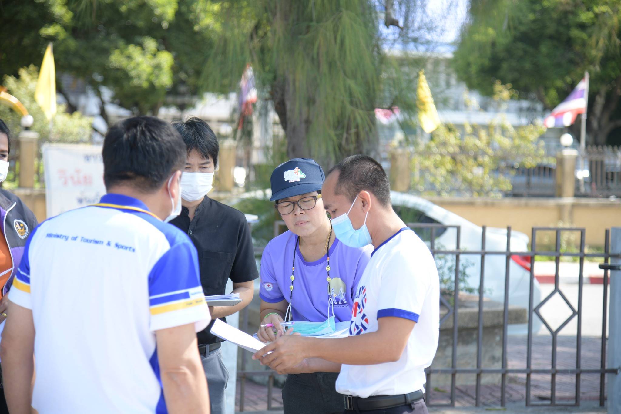 รอง นพ.สสจ.ชัยนาท ร่วมสำรวจเส้นทางเตรียมความพร้อมโครงการแสงนำใจไทยทั้งชาติ เดิน วิ่ง ปั่น  ป้องกันอัมพาตครั้งที่ 8 "แผ่นดินไทยไร้สโตรค" เฉลิมพระเกียรติ