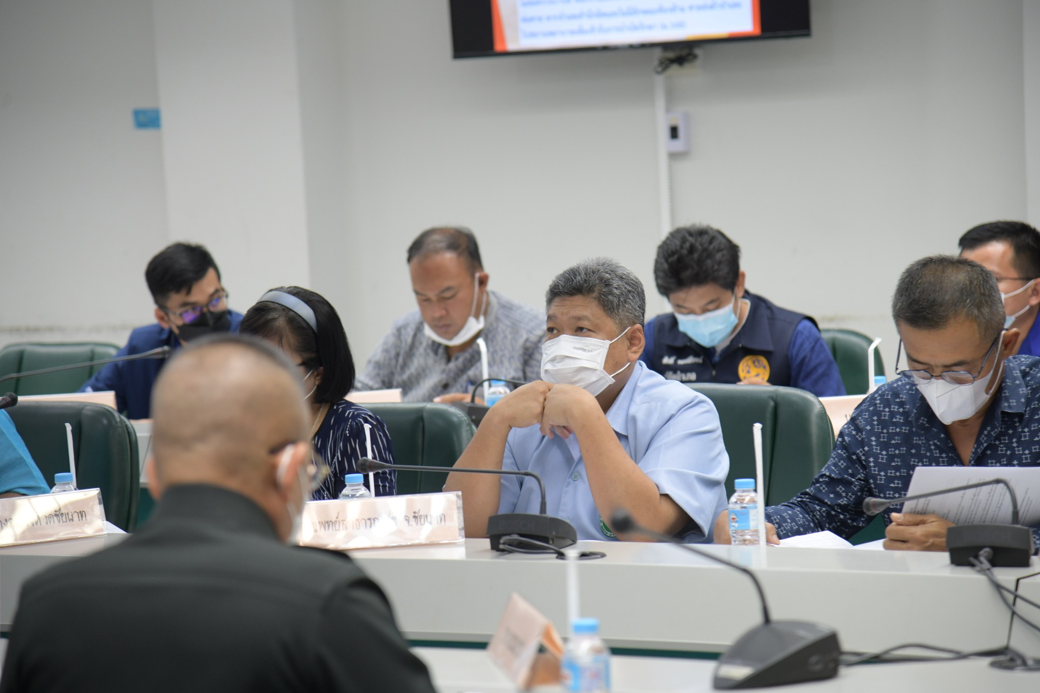 นพ.สสจ.ชัยนาท ร่วมการประชุมพิจารณาคำขอจัดตั้งศูนย์ฟื้นฟูสภาพทางสังคมจังหวัดชัยนาท