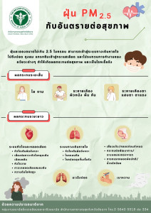 ฝุ่น PM 2.5 กับอันตรายต่อสุขภาพ