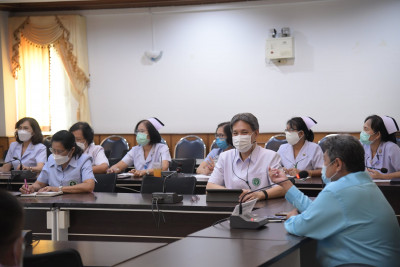 นพ.สสจ.ชัยนาท  เป็นประธานการประชุมเรื่องการจัดสรรวัคซีนการดูแลผู้ป่วยโควิด-19 ในโรงพยาบาล และ Home Isolation