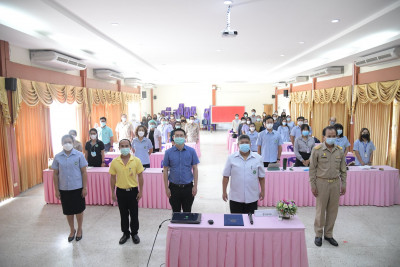 นพ.สสจ.ชัยนาท เป็นประธานเปิดการประชุมเตรียมความพร้อมการจัดทำแผนเงินบำรุง และแผน Planfin ของหน่วยบริการ ปีงบประมาณ 2565