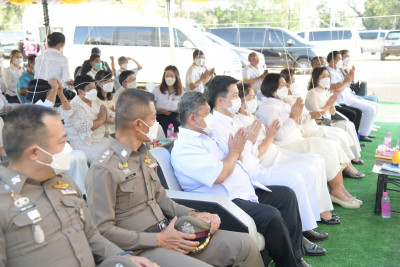 นพ.สสจ.ชัยนาท ร่วมพิธีพุทธาภิเษก การจัดสร้างเหรียญเสมา พร้อมผ้าทอหลวงปู่ศุข  วัดปากคลองมะขามเฒ่า รุ่น เจ้าสัวมหาเศรษฐี