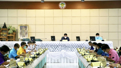 รอง นพ.สสจ.ชัยนาท ร่วมการประชุมคณะกรรมการประสานงานการขับเคลื่อนและขยายผลโครงการ อันเนื่องมาจากพระราชดำริ และหลักปรัชญาของเศรษฐกิจพอเพียง  จังหวัดชัยนาท ครั้งที่ 1/2565