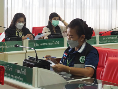 รอง นพ.สสจ.ชัยนาท ร่วมประชุมพิจารณาให้คะแนนโครงการเพื่อความสอดคล้องแผนพัฒนาท้องถิ่น  ประจำปีงบประมาณ พ.ศ 2565